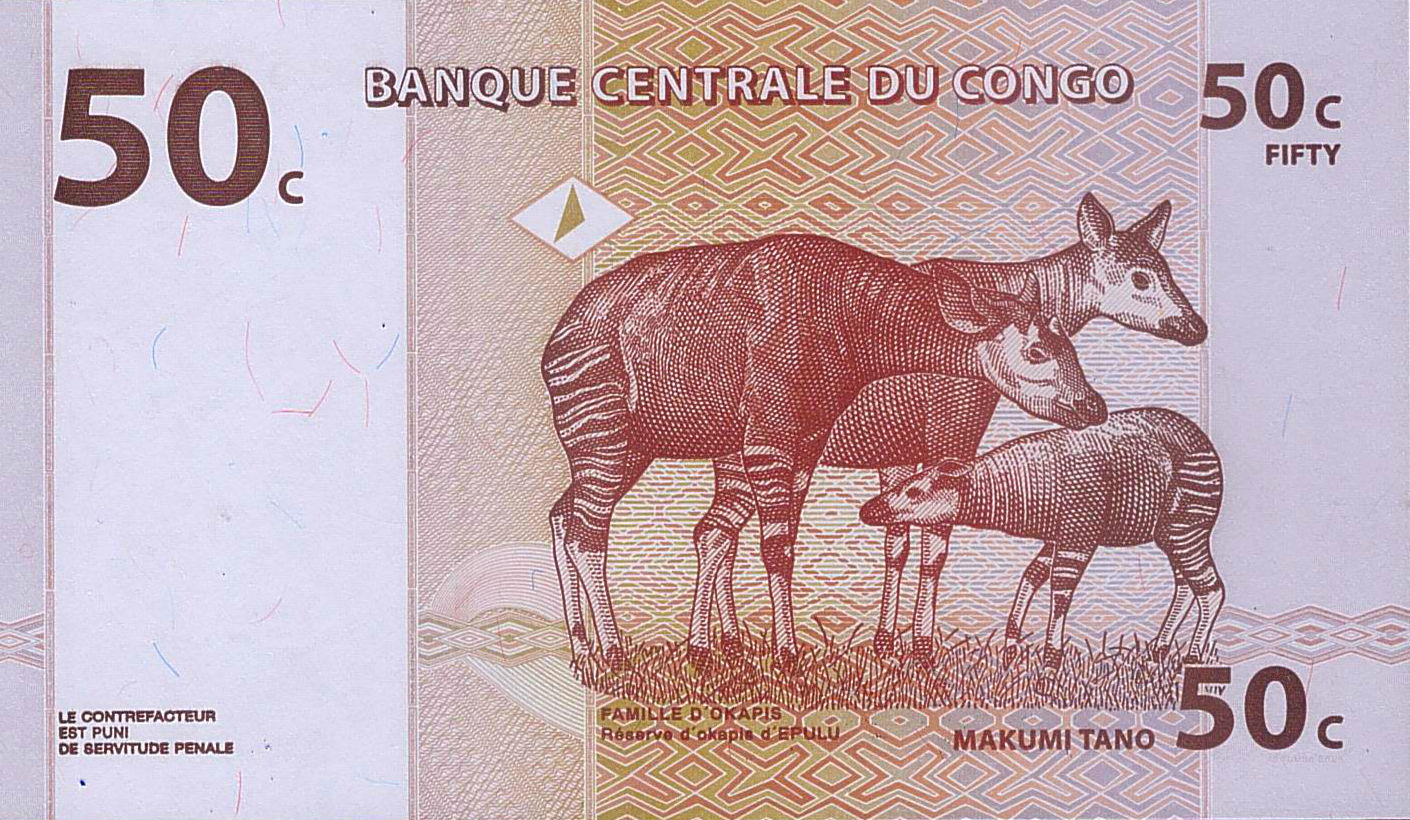 Congo 50 1997 UNC P-84A